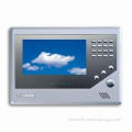 Video intercom System with 7-inch Color Display, ABS or Aluminum Panel, and 7 Alarm Zone, SMT